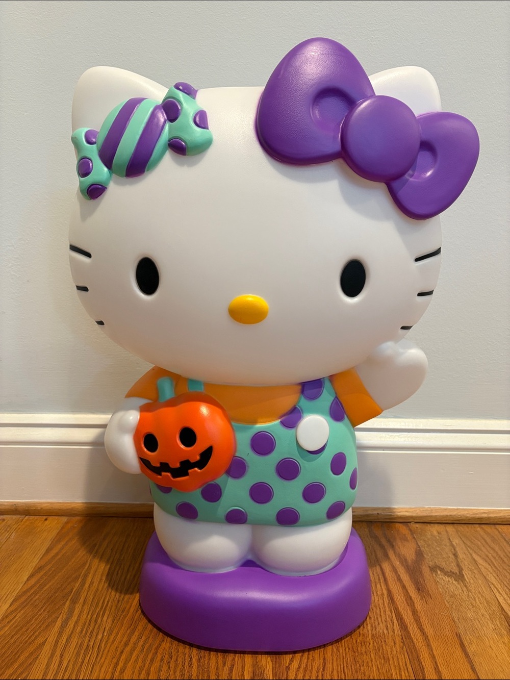 Hello Kitty Halloween Blow Mold 22” Lighted Decoration Gemmy Sanrio NWT